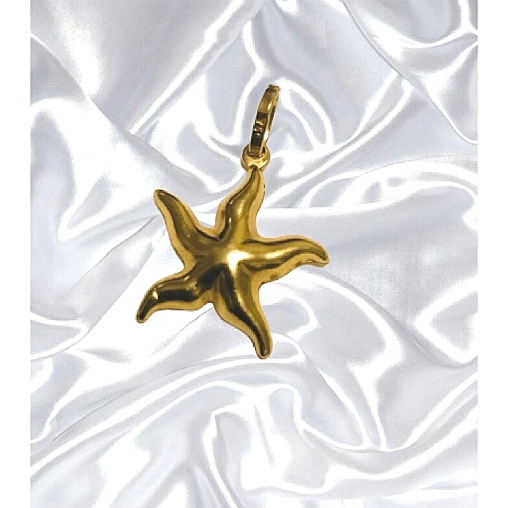 Starfish  Gold Pendant